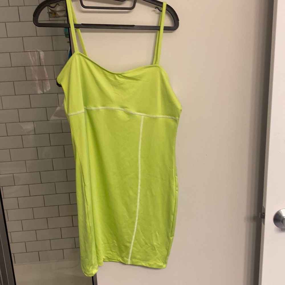 NWT neon green dress
